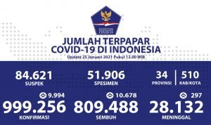 Pasien Sembuh COVID-19 Mencapai Lebih Dari 10 Ribu Per Hari