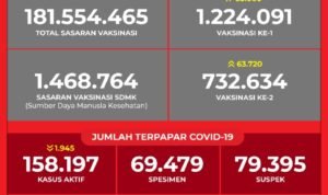 Data Vaksinasi COVID-19 (Update per 20 Februari 2021)